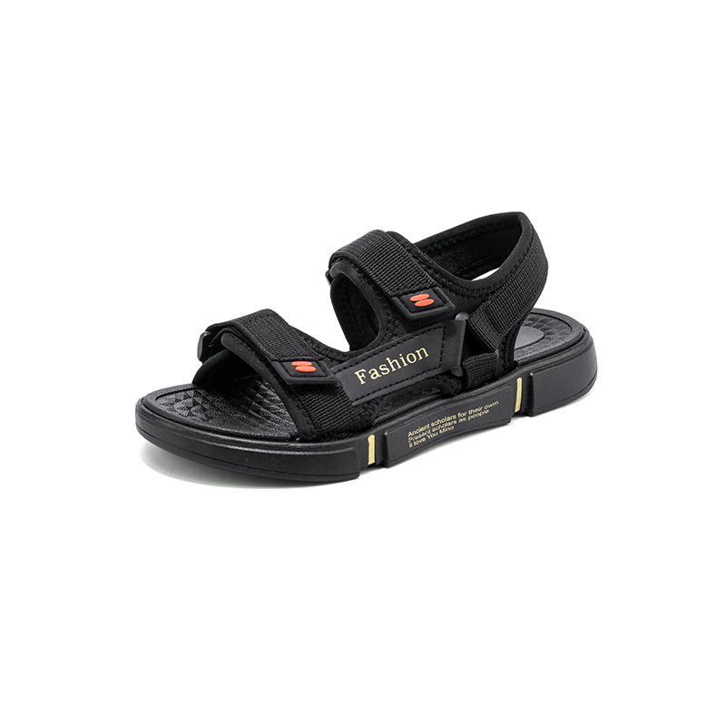 [factory wholesale] men's sandals summer non-slip wear-resistant soft bottom youth outdoor sports open toe beach shoes Item Picture