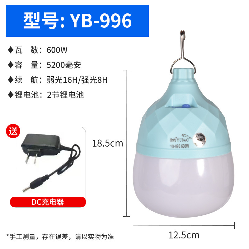 led bulb rechargeable bulb super bright outdoor night market stall home power outage emergency light camping lantern mobile Application Scenario
