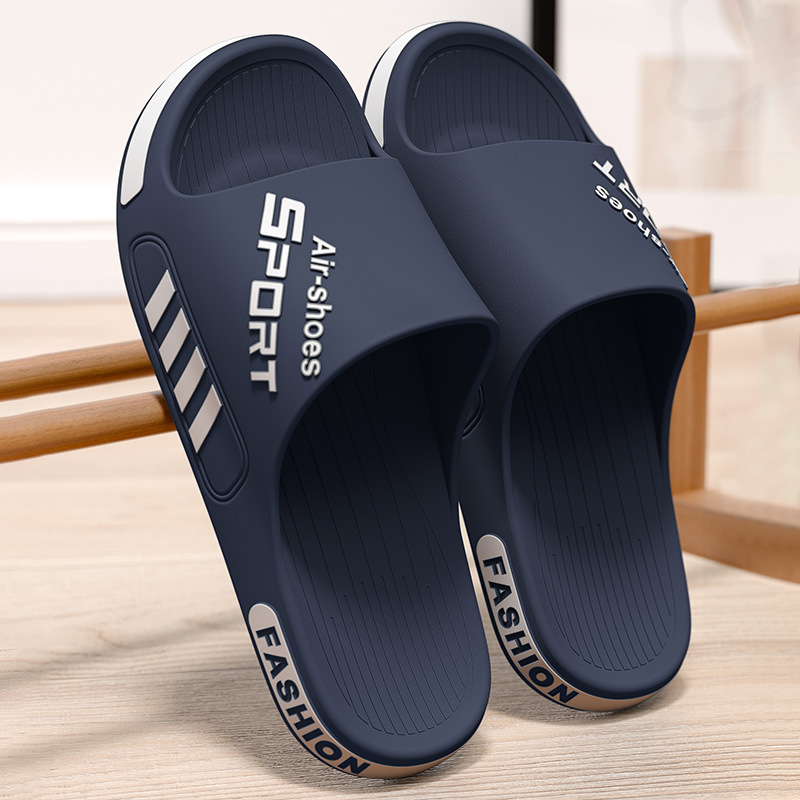 deodorant slippers men's summer large size new indoor mute home slippers women's widened non-slip sports men's shoes undefined