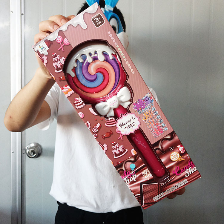 girl's boxed gift flash music magical wand kindergarten gifts gift training class toy details Picture