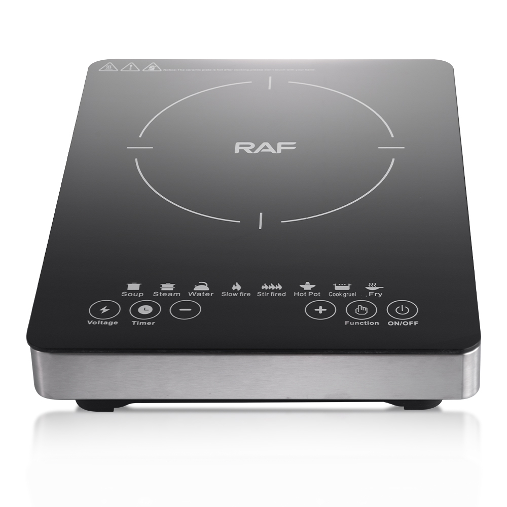 RAF European standard cross-border multi-functional high-power induction cooker, touch-type smart household induction cooker, black export induction cooker Specification image