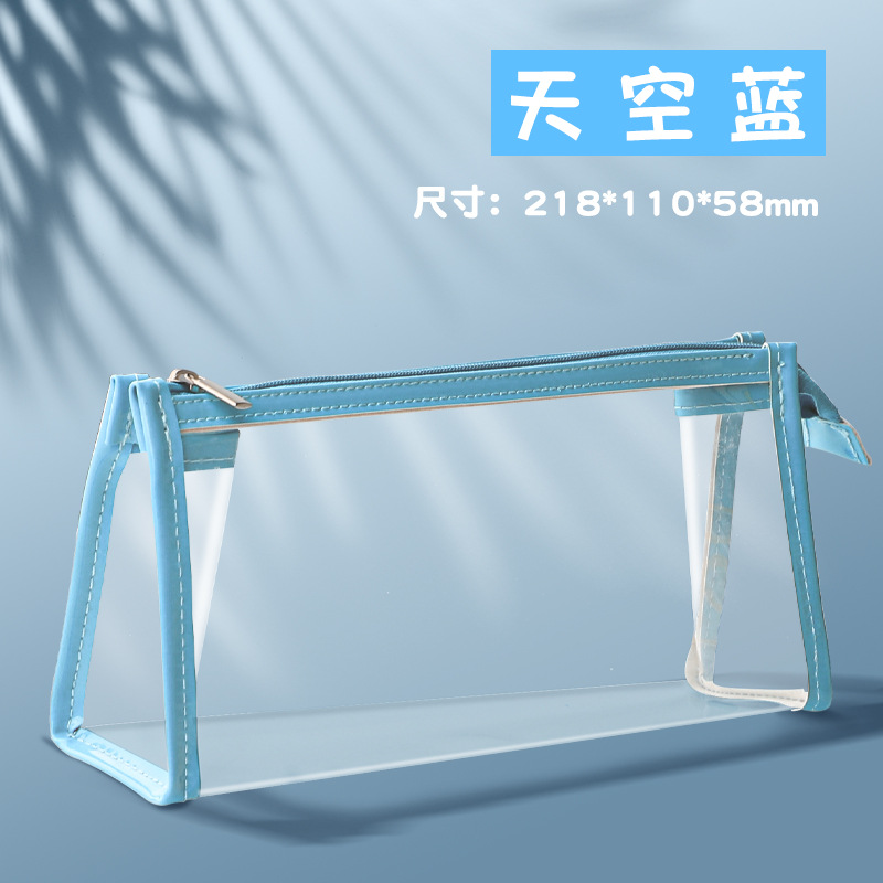 transparent pencil case examination exclusive stationery case primary school student examination exclusive female simple stationery box pencil bag storage Application Scenario