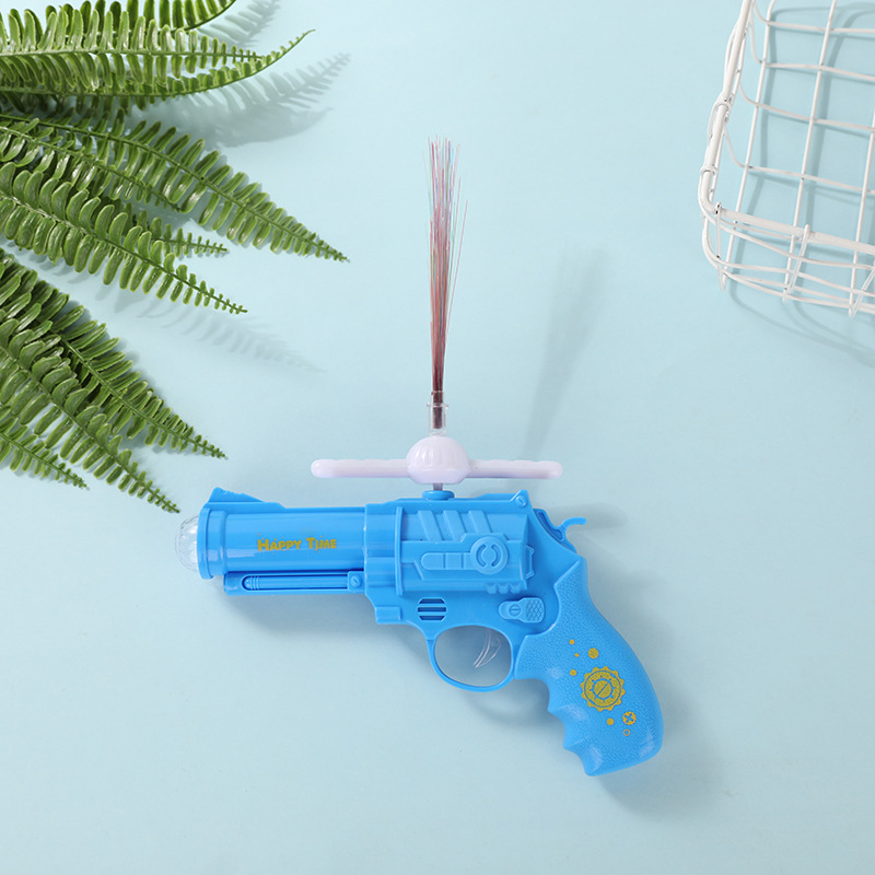 children's toy acousto-optic gun electric projection gun boys and girls cartoon small pistol simulation police voice small pistol full figure