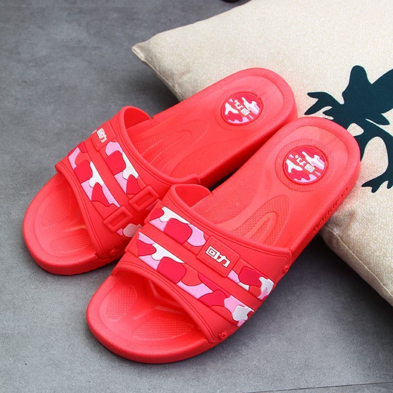 shanghai warrior slippers comfortable men's bathroom soft bottom women's daily outdoor wear couple non-slip wear-resistant indoor slippers undefined