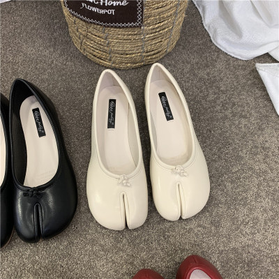 gommino women's shoes 2025 new summer split toe tabi shoes toe lazy horseshoe flat pumps autumn shoes undefined