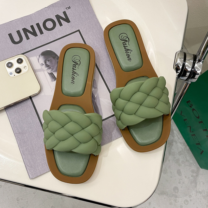 summer new flat sandals women's non-slip korean style fashionable all-match women's sandals women's outer wear batch Item Picture