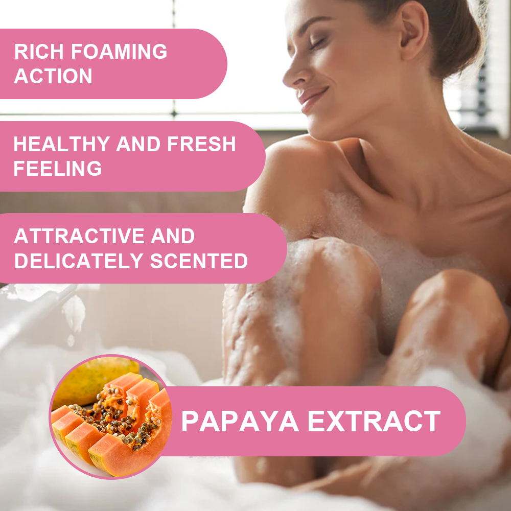 Gluta Coco Brightening Soap with Glutathion Dried Flowers Application Scenario