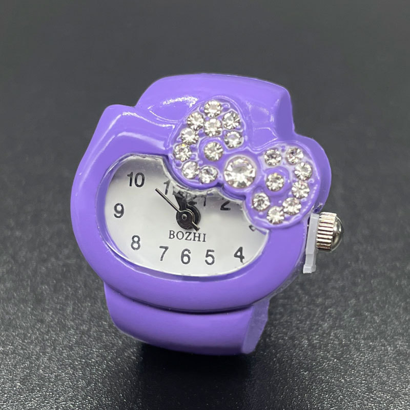 [ring watch factory store] amazon hot diamond-studded ring watch simple all-match women's jewelry wholesale full figure