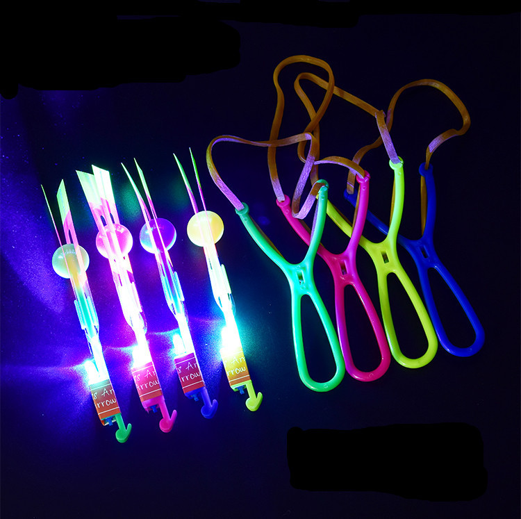 summer luminous slingshot rocket volume express blue light flying sword shining kweichow moutai rocket square night market stall small toys wholesale details Picture