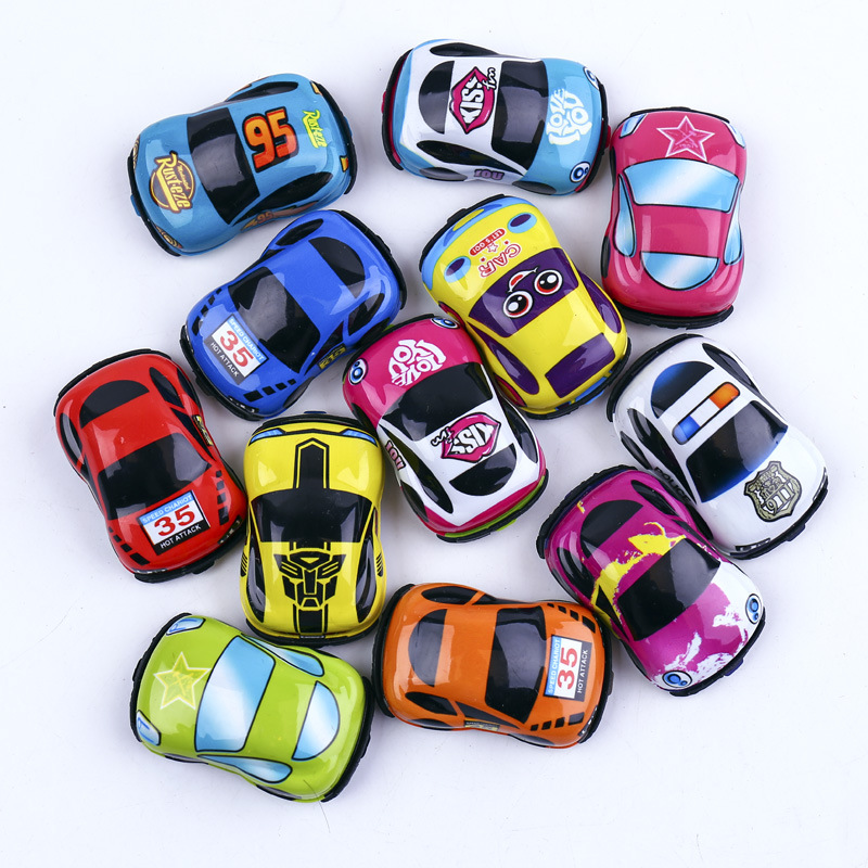 pull back car inertia mini car simulation car model mini car holiday gift children's day toy details Picture