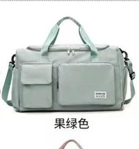 yoga fitness bag women's independent shoe warehouse leisure sports bag portable travel one shoulder bag coverable handle luggage bag men Item Picture