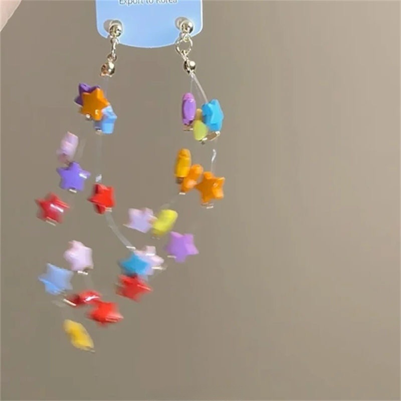 dopamine star ear clip no pierced cute sweet simple wild earrings 2025 new design sense female spring and summer full figure