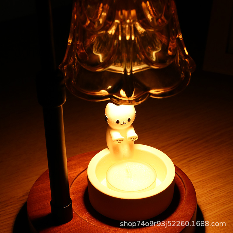 factory direct sales retro wax melting lamp simple and light luxury high-end fragrance lamp candle melting lamp wholesale paraffin melter cross-border e-commerce Application Scenario