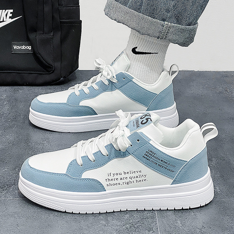 korean men's shoes new fall trendy all-match niche leisure flat shoes student fashionable sports shoes teen shoes Item Picture