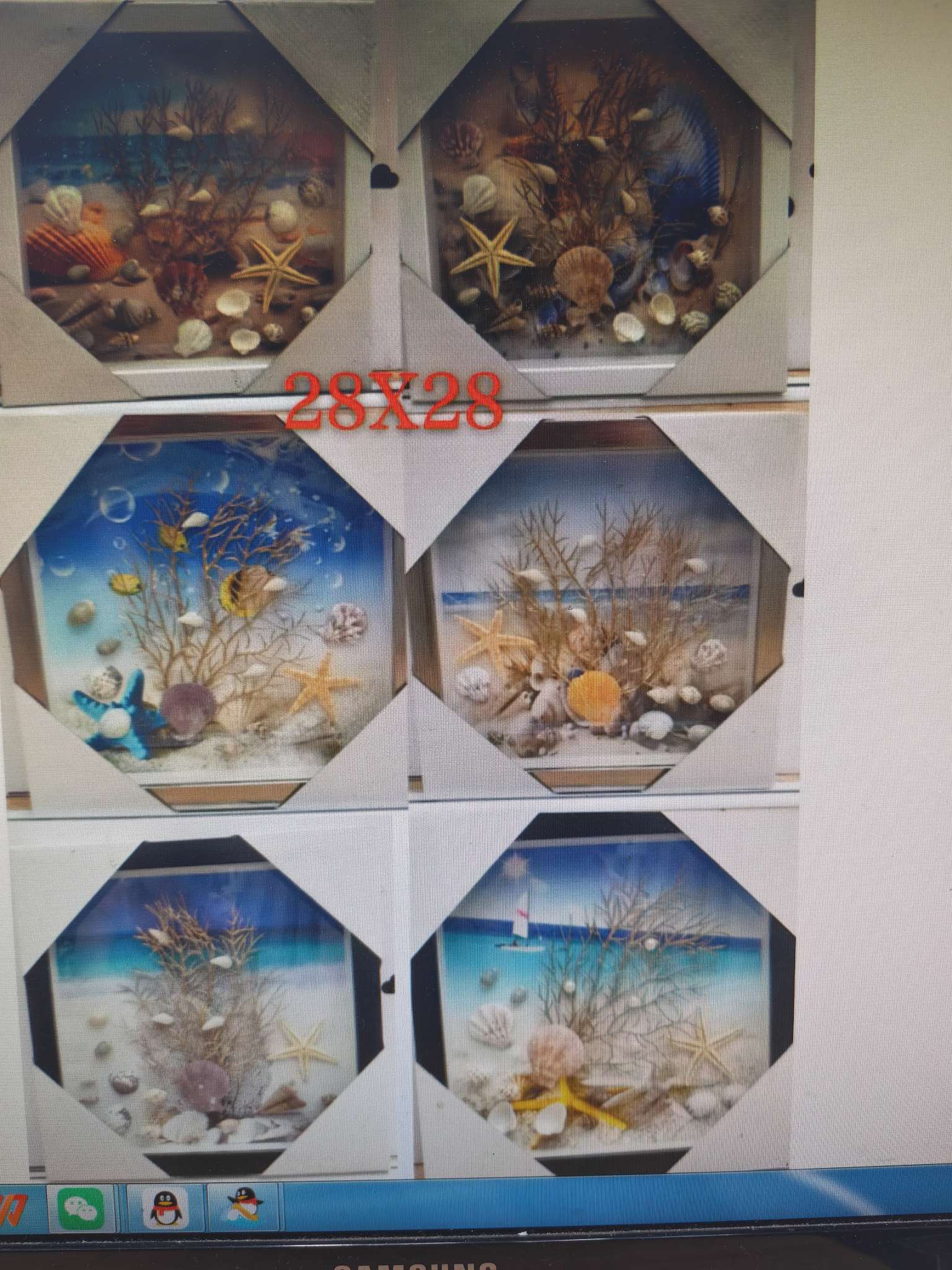 现代家饰装饰画穆斯林挂画壁画木边艺术挂饰墙面装饰品详情图4