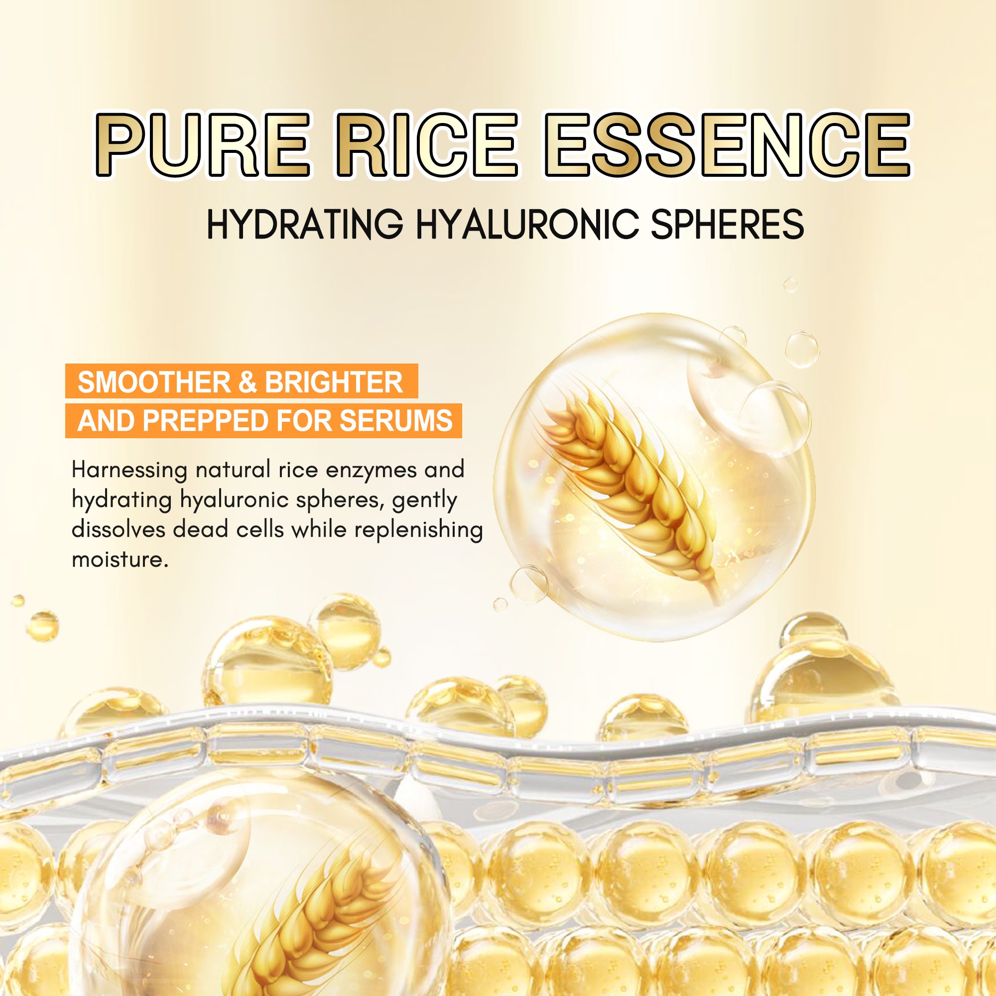BOB Pure Rice Essence Exfoliating Cream Application Scenario