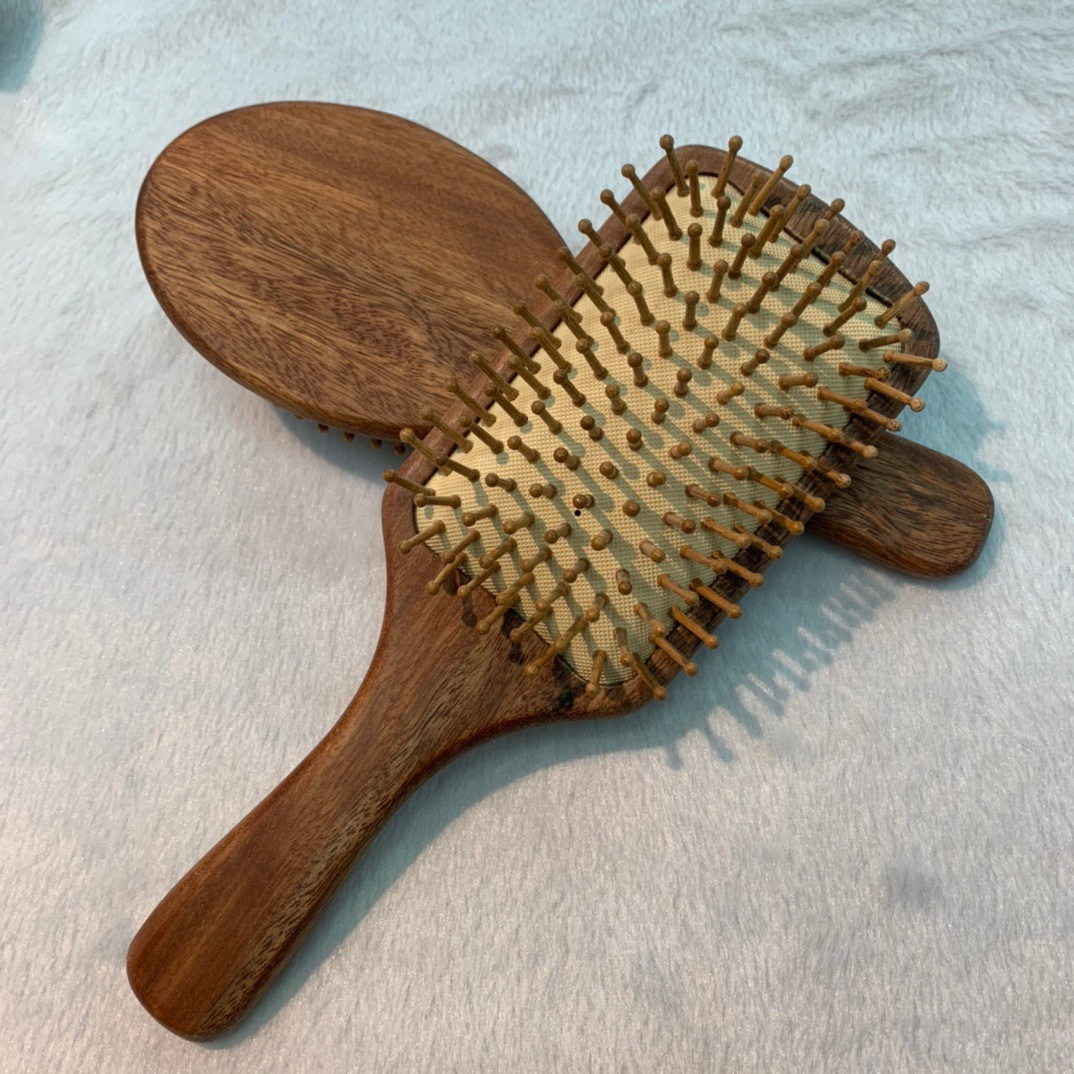 天然红檀木气囊梳按摩梳气垫梳