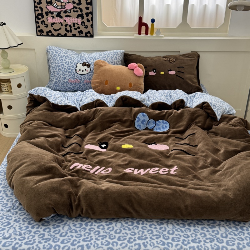 2025a new type of mother and baby grade large board milk wool towel embroidery four-piece set, cross-border foreign trade exclusive supply source factory pic 4