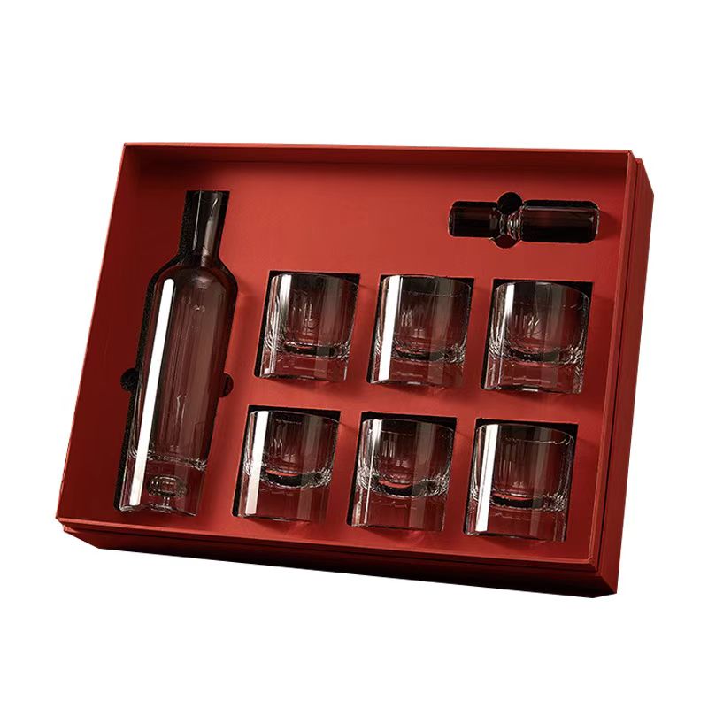 酒樽/威士忌烟熏器/威士忌酒樽/水晶杯/家居大摆件白底实物图