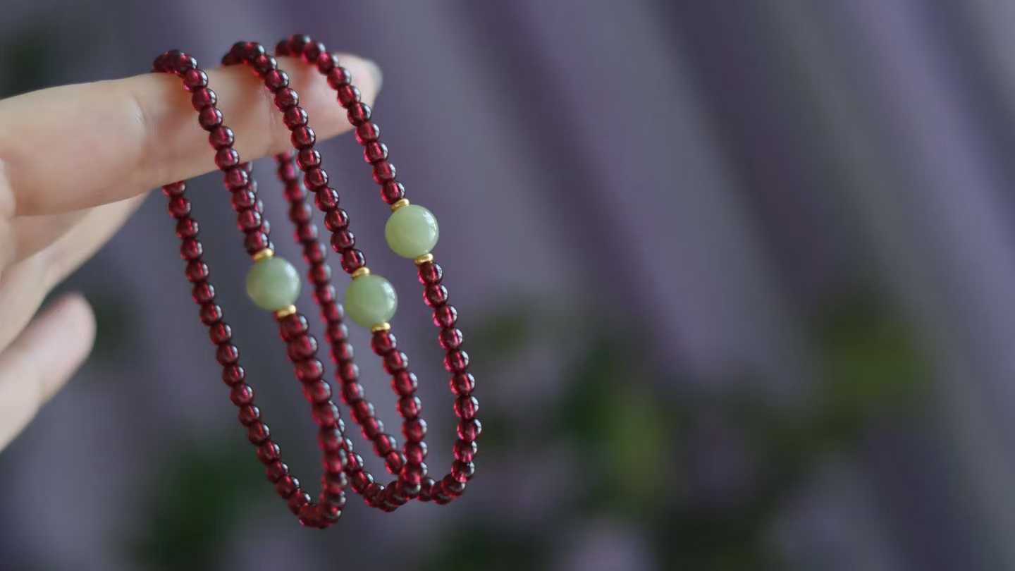 手链/水晶手串/朱砂/饰品/手串产品图