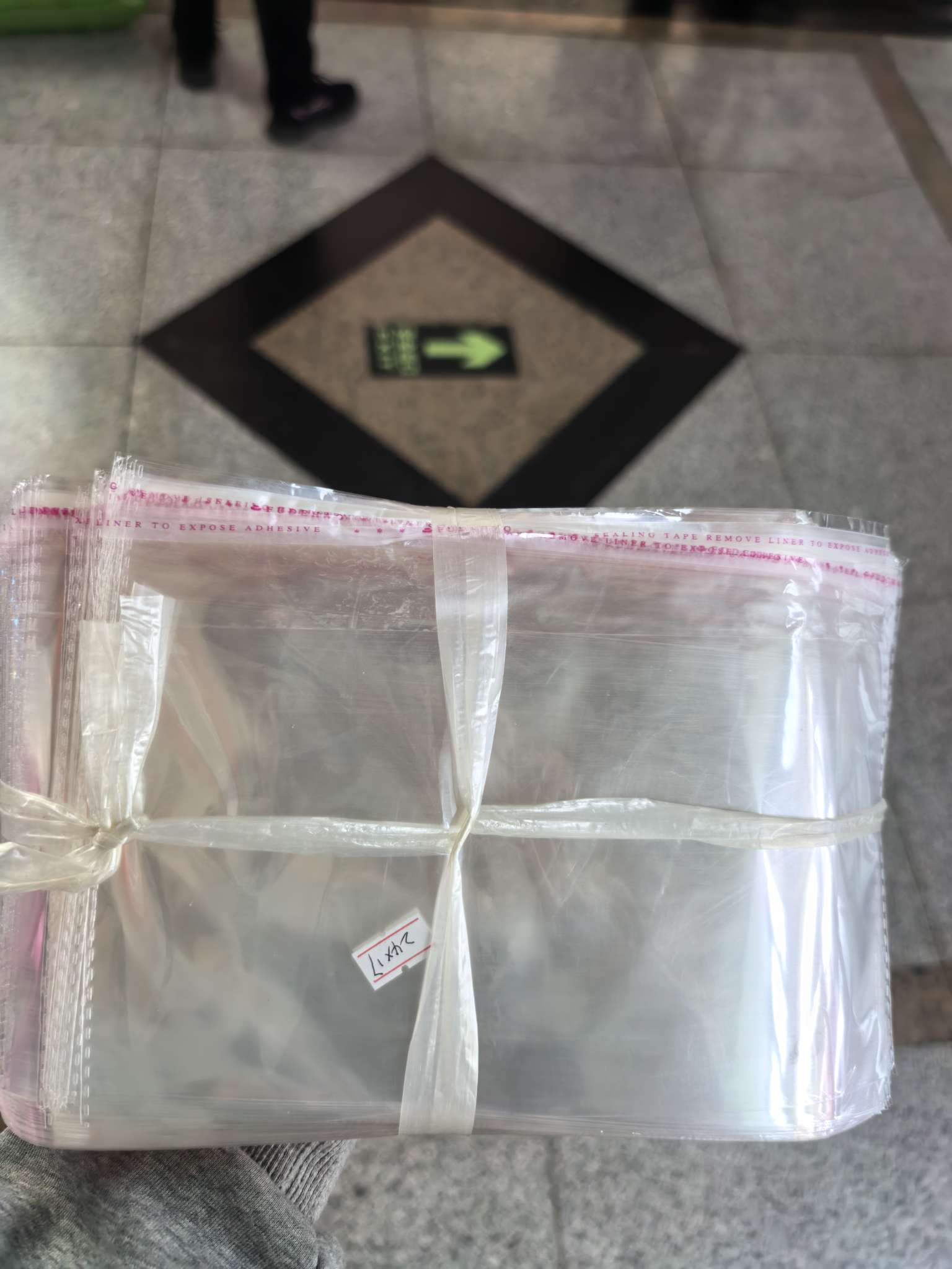 24*17 flat adhesive 3.5-micron oPP self-adhesive bag Specification image