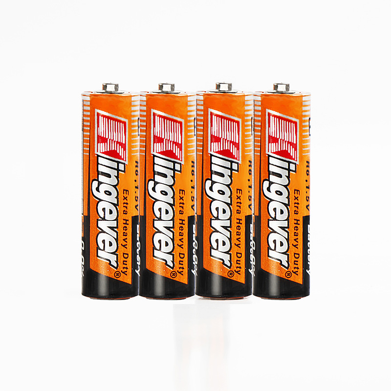 5号四节收缩AA碳性电池条装遥控器用电池不漏液20年厂家直销批发