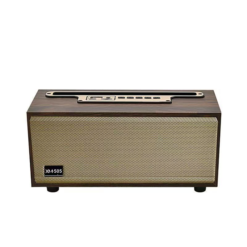 Cross-border Bluetooth speaker, wireless small speaker, super heavy subwoofer, small outdoor portable, waterproof, high-quality outdoor, brown