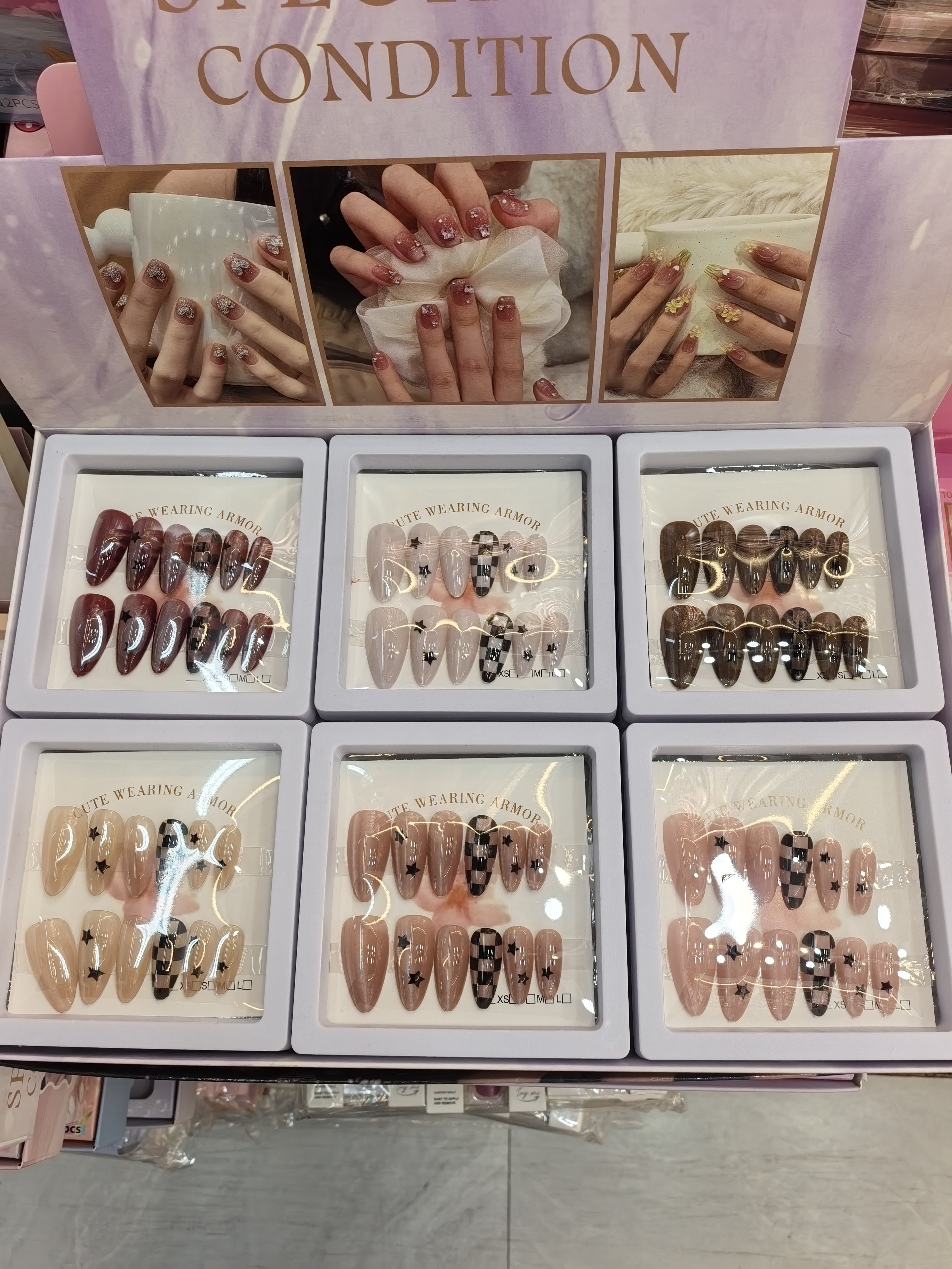 The nail polish is made by hand