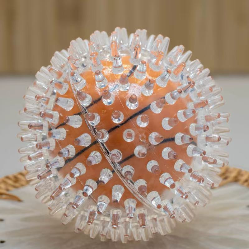 溜狗球/毛绒陪睡鸭/宠物毛绒玩具/狗狗发声玩具/宠物狗狗玩具球白底实物图