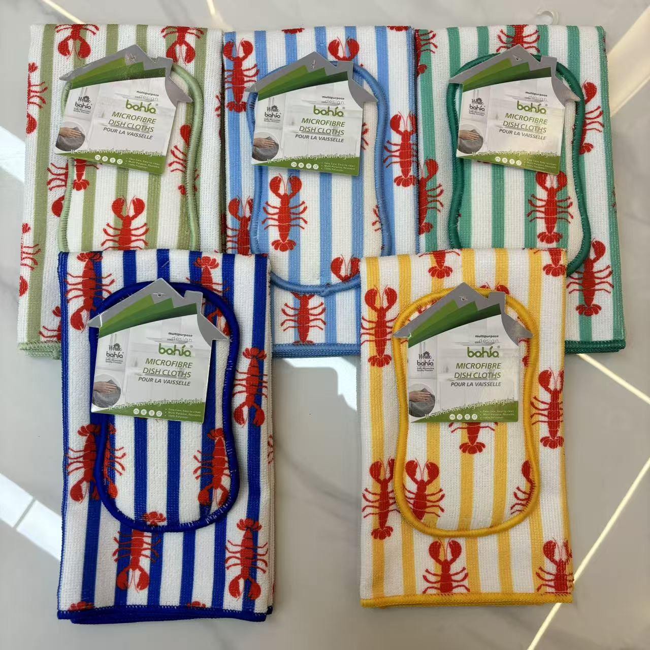 Bahia清洁两件套 双面设计 刷锅洗碗厨具灶台清洁抹布 厨房百洁布