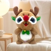 Cross-border new Christmas products: Singing, shaking, talking, funny Christmas festival toys, plush toys, Christmas reindeer toys Specification image