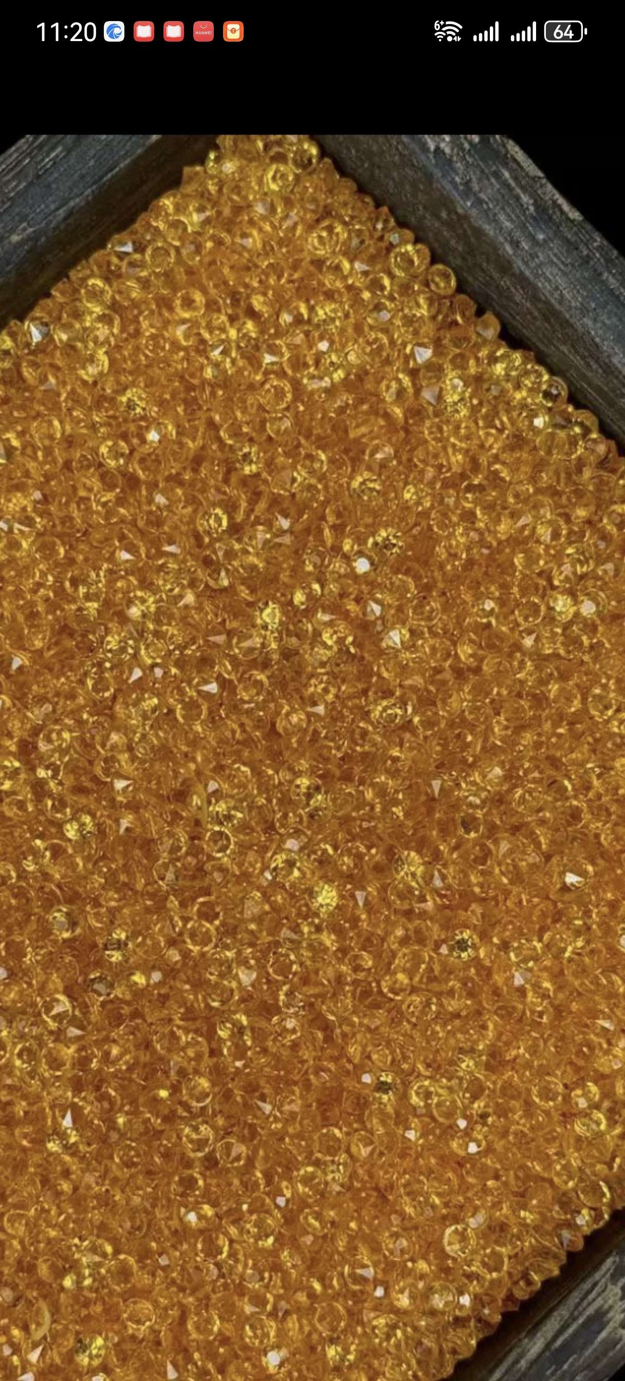 5尖钻，压克力透明金黄DIY爆款树脂配件树脂配件