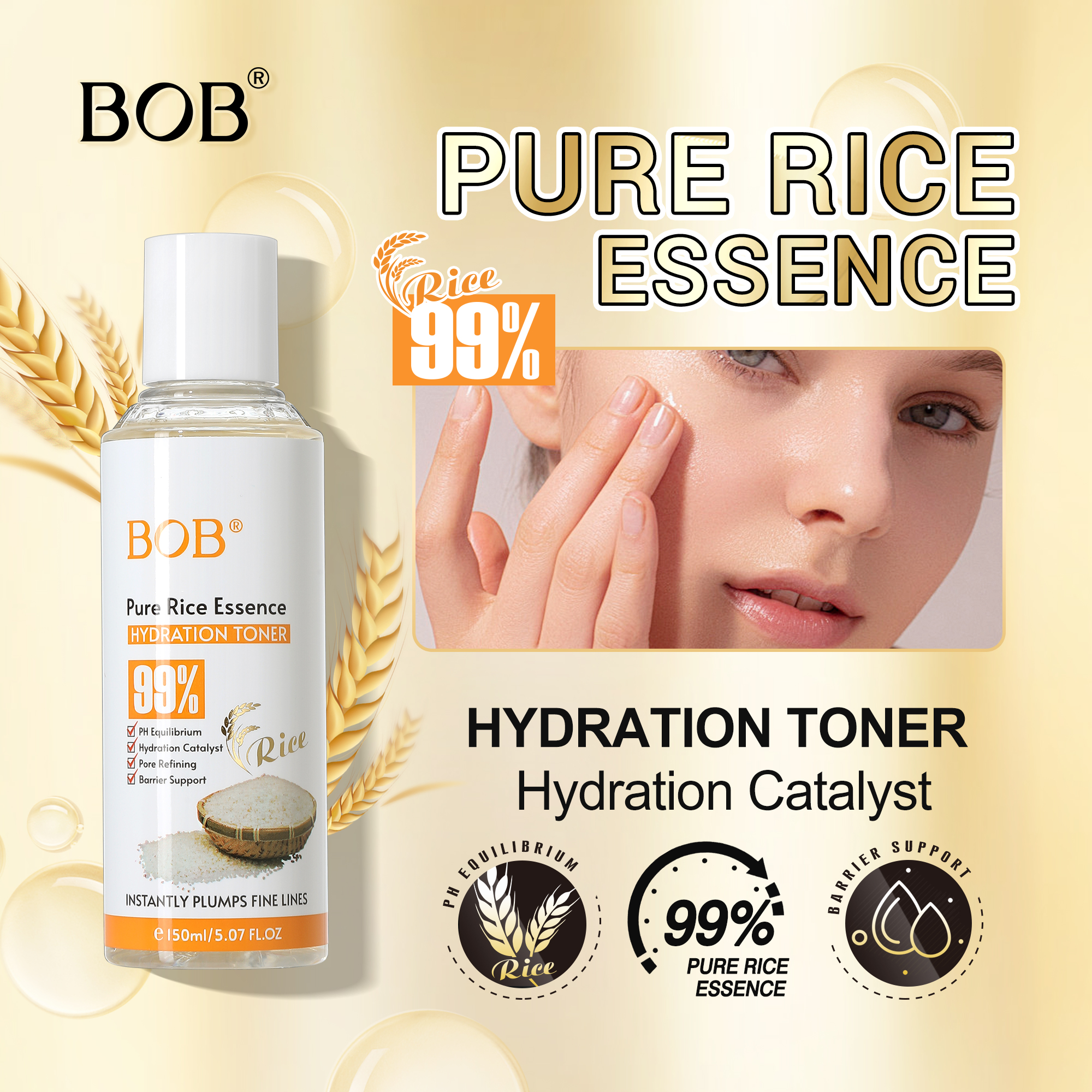 BOB Pure Rice Toner