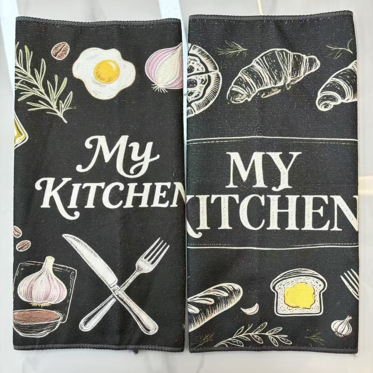 Bahia 40*60cm厨房抹布 厨具餐具清洁布 吸水去污洗碗巾