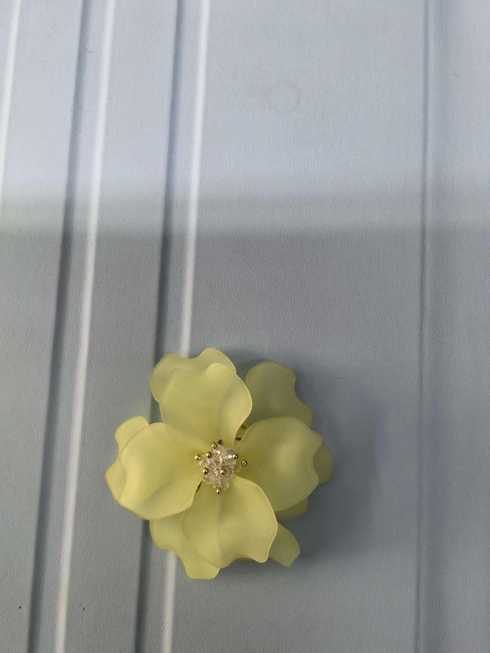 黄色水晶花朵时尚饰品配件多款混搭百搭装饰品配件创意饰品配件精选多样款式
