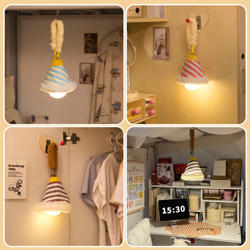 dopamine small night lamp hanging dormitory bed use good atmosphere lamp bedroom decoration chandelier bedside lamp Application Scenario