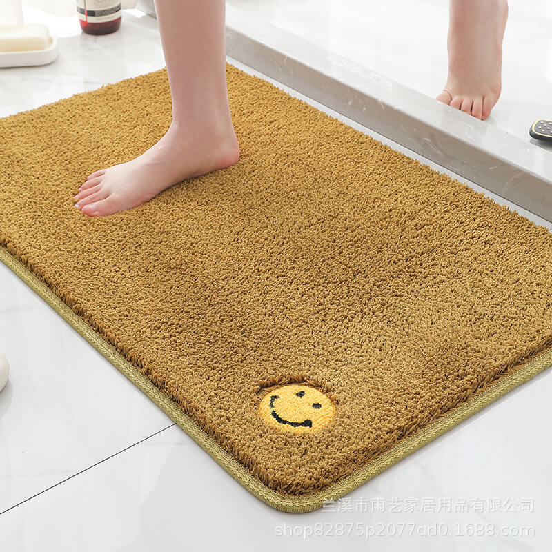 popular thickened bubble velvet household carpet bedroom kitchen floor mat bathroom absorbent non-slip floor mat toilet door mat Item Picture