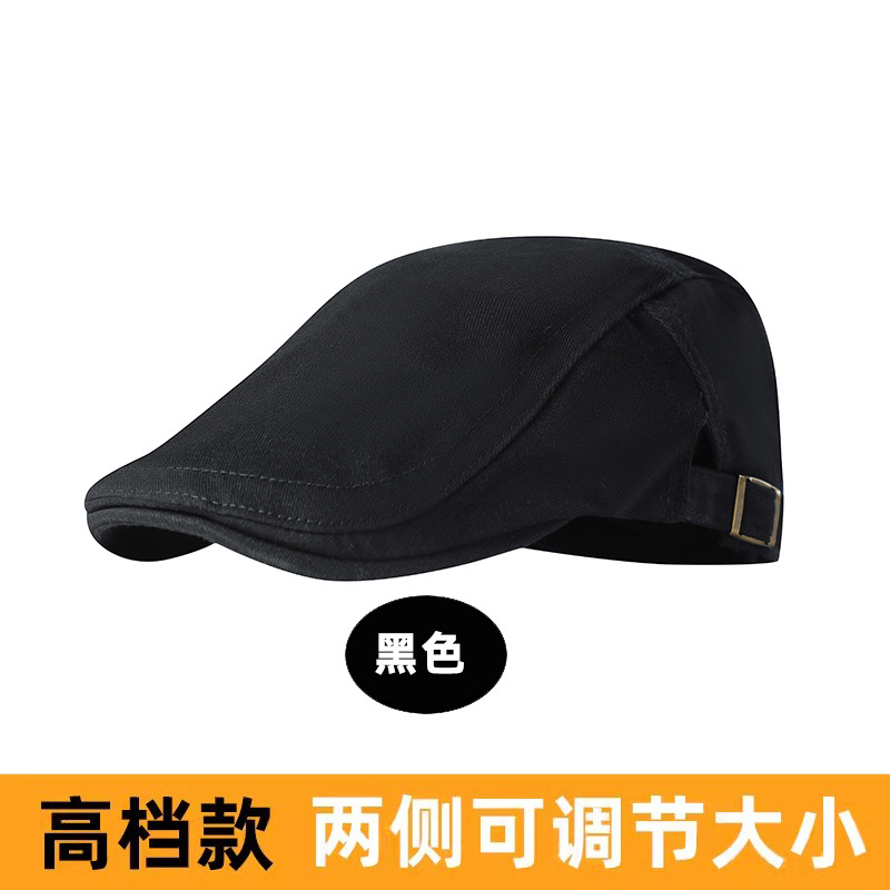 spot cotton beret advance hats men's and women's sun hats fashion chef cap milk tea shop advertising cap Specification drawing