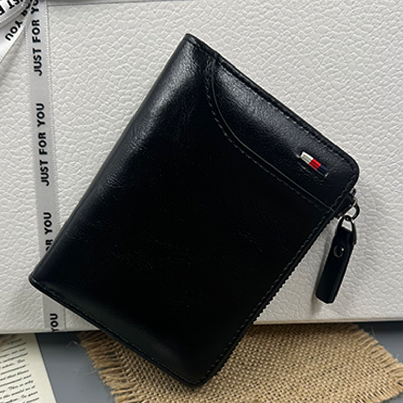 wholesale new men's wallet pu short anti-theft swiping men's wallet multi-functional driving license integrated card holder men Application Scenario