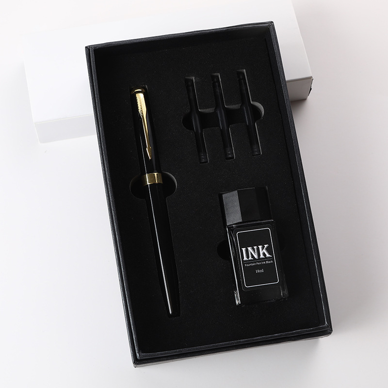 factory in stock calligraphy calligraphy iridium gold pen business gift signature pen gift pen set printable logo Application Scenario