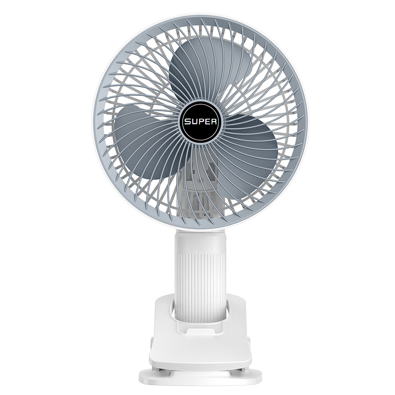 new clip fan usb light desktop fan household fan portable large wind circulation fan cross-border Item Picture