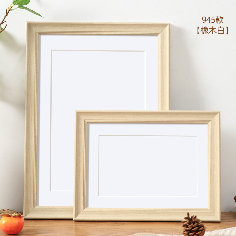 photo frame empty frame a3a4 decoration table painting and calligraphy picture frame mounting four 4k open 8 puzzle outer frame wall hanging home Item Picture