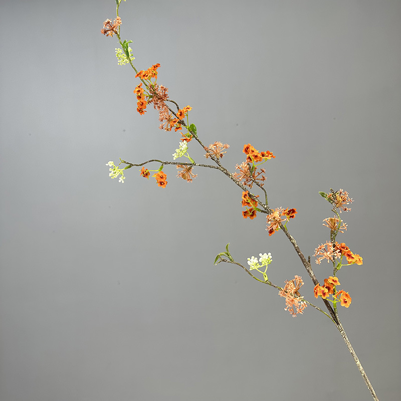 fontanesia small floral home decoration wedding flower home decoration simulation fontanesia fontanesia artificial flower plant Specification drawing