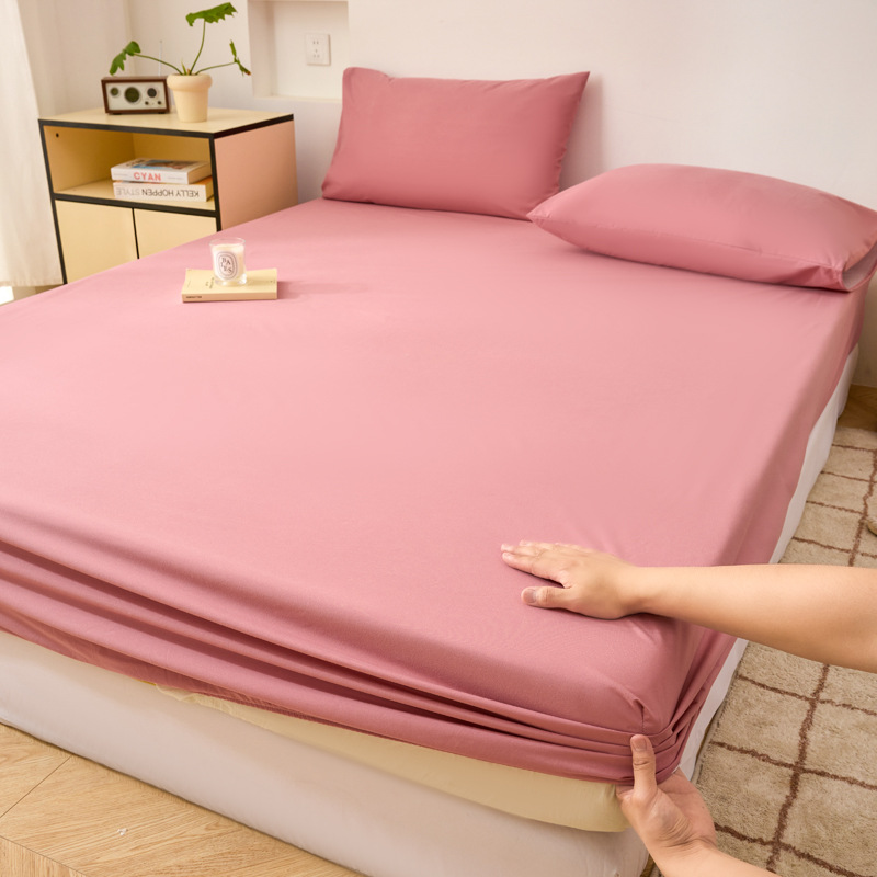 hotel white waterproof mattress protector bedspread one-piece urine-proof hotel mattress moisture-proof simmons fixed bed sheet protective cover full figure