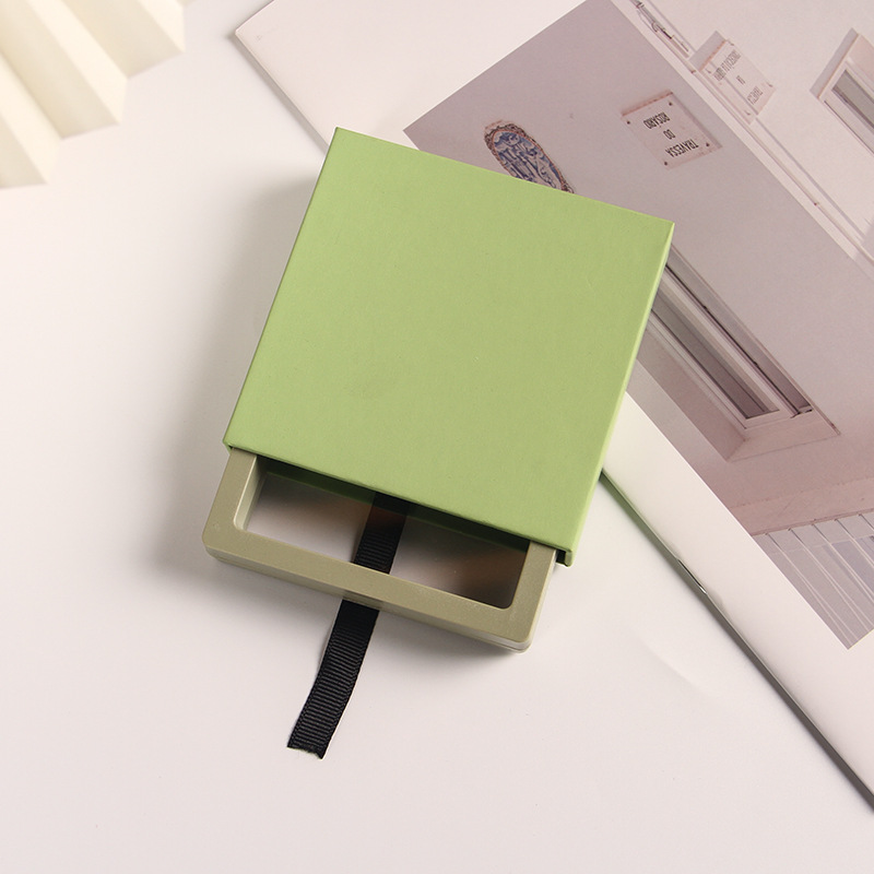 spot jewelry storage box pe film suspension box transparent display necklace earrings color packaging jewelry gift box details Picture
