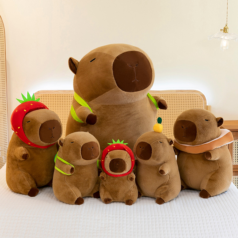 capabala doll capybara plush toy extra large doll pillow rag doll internet celebrity cross-border foreign trade wholesale Specification drawing