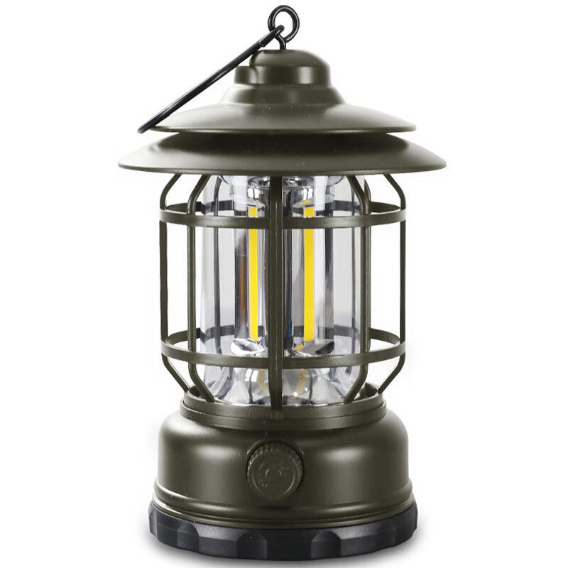 camping lantern camping lamp multi-functional retro barn lantern tent light work light emergency lighting portable outdoor light Item Picture