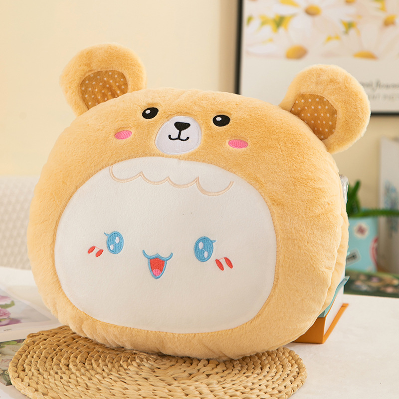 cross-border winter hand warmer pillow girls' office intervention plush toy clow m melody heating pad face pillow Application Scenario