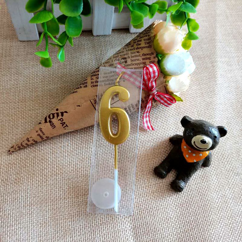 digital candle cake candle happy birthday candle party candle golden digital wax full figure