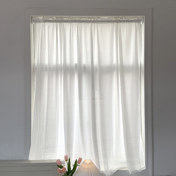 new vertical blinds mesh curtains in-swinging casement window non-perforated curtains sun protection sun-proof heat insulator curtain door curtain small curtain velcro Specification drawing